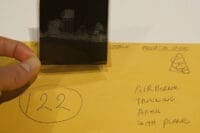 WW2 British Airborne Para Training Area with Plane Original Negative #122