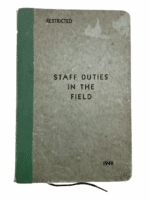 Canadian Army Staff Duties in the Field 1949 Softcover Reference Book
