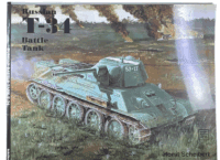 WW2 Russian Soviet T34 Battle Tank Schiffer Vol 59 Softcover Reference Book