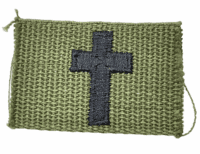 Canadian Forces Army Chaplain Insignia OD Green Patch