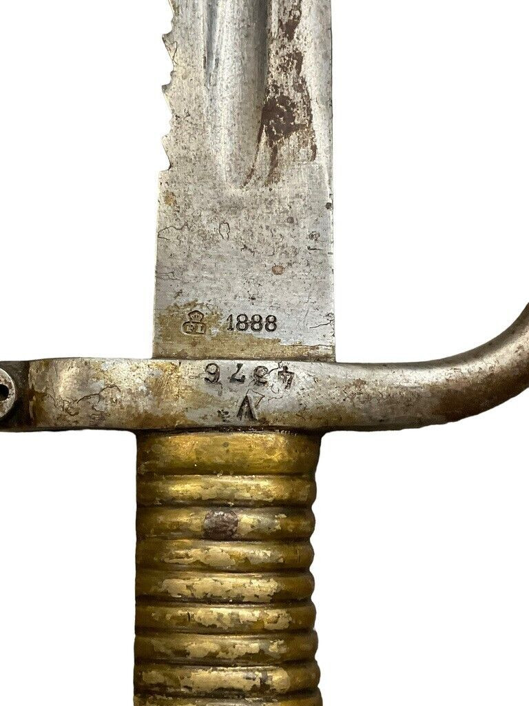 Belgian Belgium 1880 Engineers Bayonet NO SCABBARD Belgian Belgium 1880 Engineers Bayonet NO SCABBARD