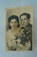 WW2 German Portrait Photograph & Wife Postcard 1942