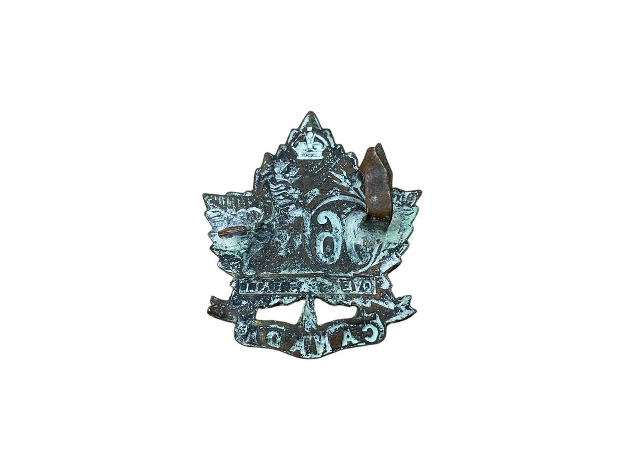 WW1 Canadian CEF 96th Battalion Collar Badge Insignia WW1 Canadian CEF 96th Battalion Collar Badge Insignia