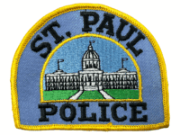 US St Paul Minnesota Yellow Edge Police Patch US St Paul Minnesota Yellow Edge Police Patch
