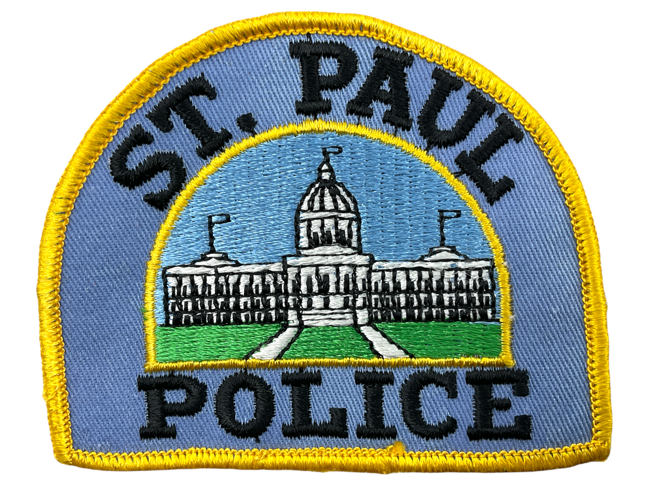 US St Paul Minnesota Yellow Edge Police Patch US St Paul Minnesota Yellow Edge Police Patch