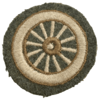 British Army Wheel Carpenter Carriage & Wagon Repair Sleeve Patch Insignia
