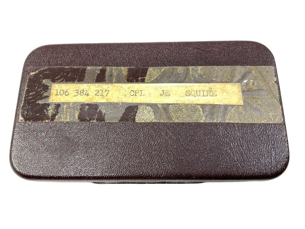 Canadian Forces Decoration CD in Box of Issue Full Size Cpl JE Squire Canadian Forces Decoration CD in Box of Issue Full Size Cpl JE Squire