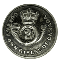 Victorian Canadian Queens Own Rifles Jacket Pocket Button Victorian Canadian Queens Own Rifles Jacket Pocket Button