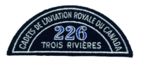Canadian RCAC Air Cadets 226 Trois Rivieres Shoulder Title Insignia Patch