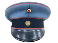 WW1 Imperial German Waldeck Reserve Artillery Officers Peak Cap Hat Dunkelblau WW1 Imperial German Waldeck Reserve Artillery Officers Peak Cap Hat Dunkelblau