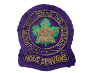 Canadian Dominion Civil Service War Veterans Blazer Badge Patch
