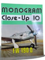 WW2 German Luftwaffe FW 190 D Monogram Close Up Soft Cover Reference Book