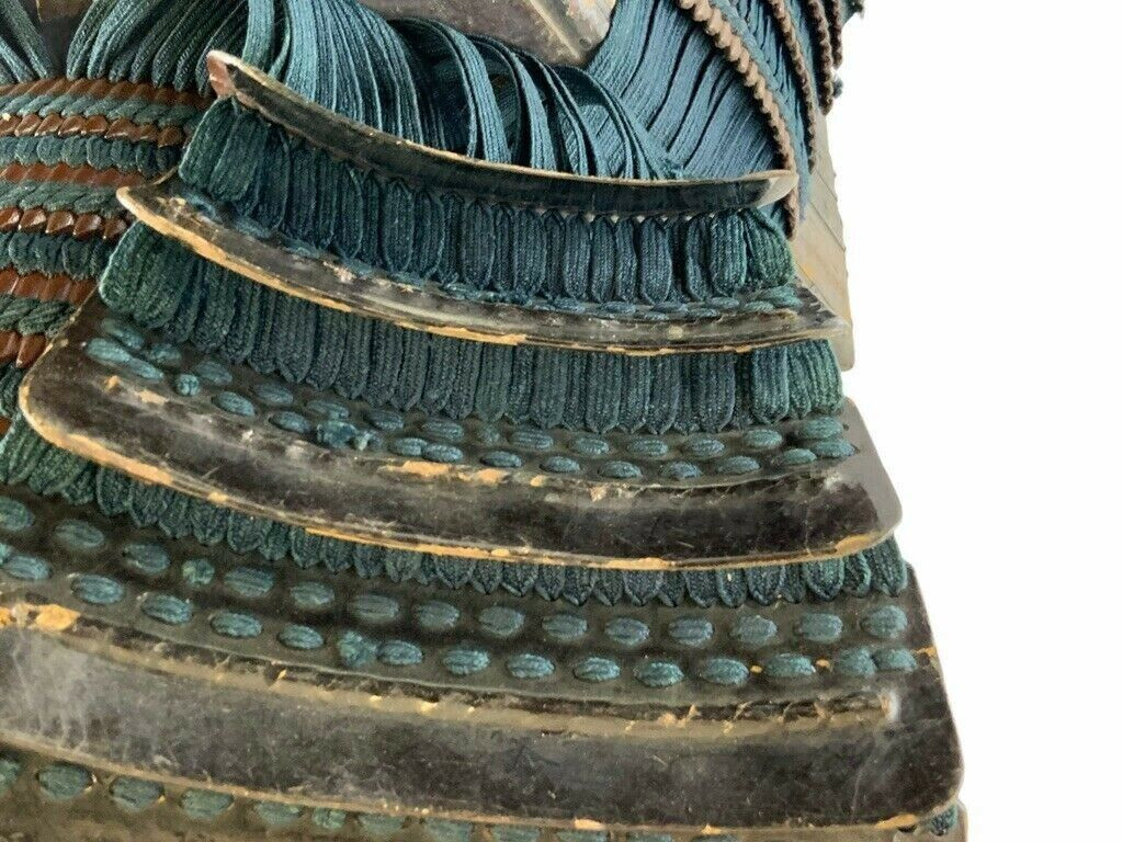 Japanese Japan Samurai Armour in Box Circa 1720's Era Vintage Japanese Japan Samurai Armour in Box Circa 1720's Era Vintage