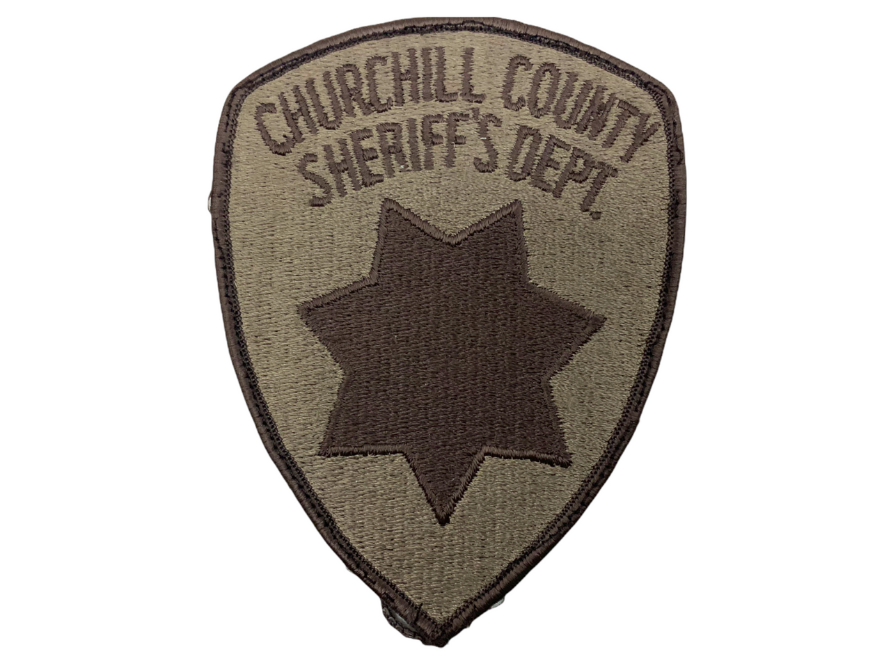 US Churchill County Nevada Sheriff Dept Police Patch US Churchill County Nevada Sheriff Dept Police Patch