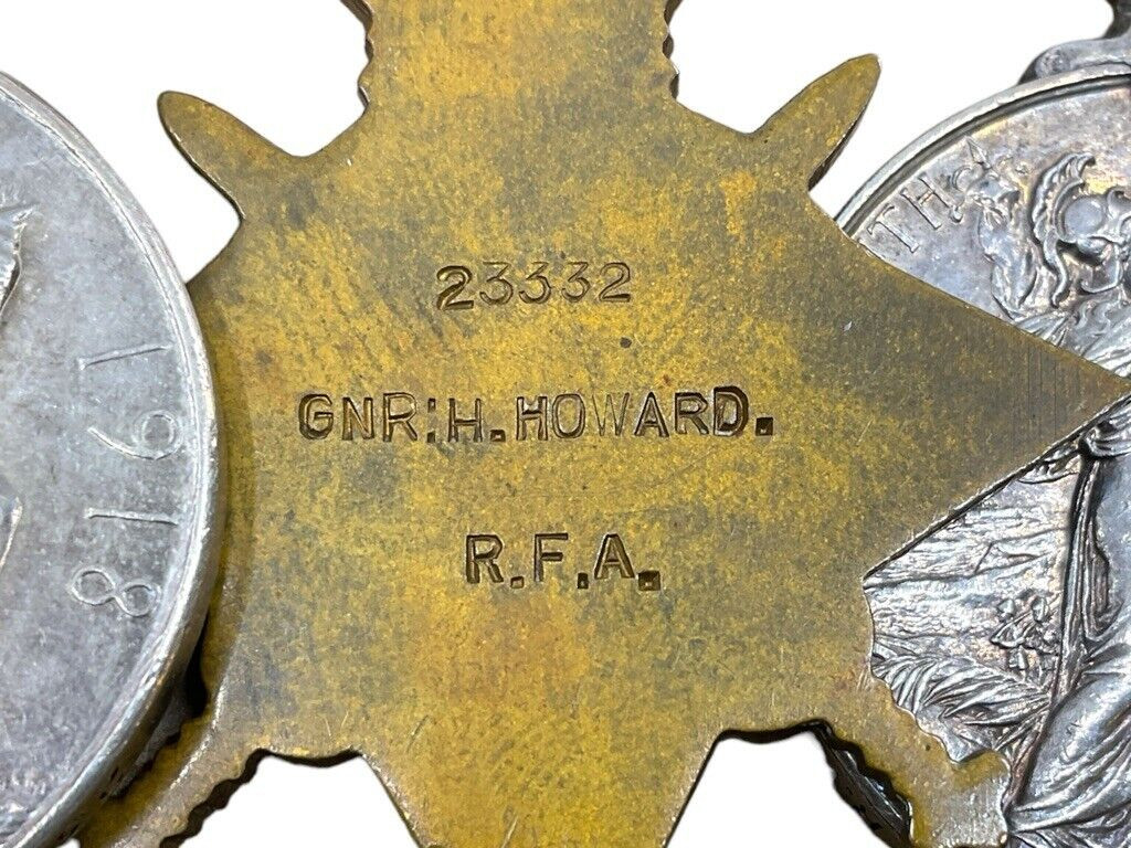 British Boer War QSA Trio Medal Group Q Battery RHA VC Action Gnr H Howard British Boer War QSA Trio Medal Group Q Battery RHA VC Action Gnr H Howard