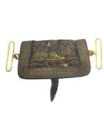 Victorian Canadian Militia Artillery Officers Cross Belt Pouch w/ CANADA Scroll Victorian Canadian Militia Artillery Officers Cross Belt Pouch w/ CANADA Scroll