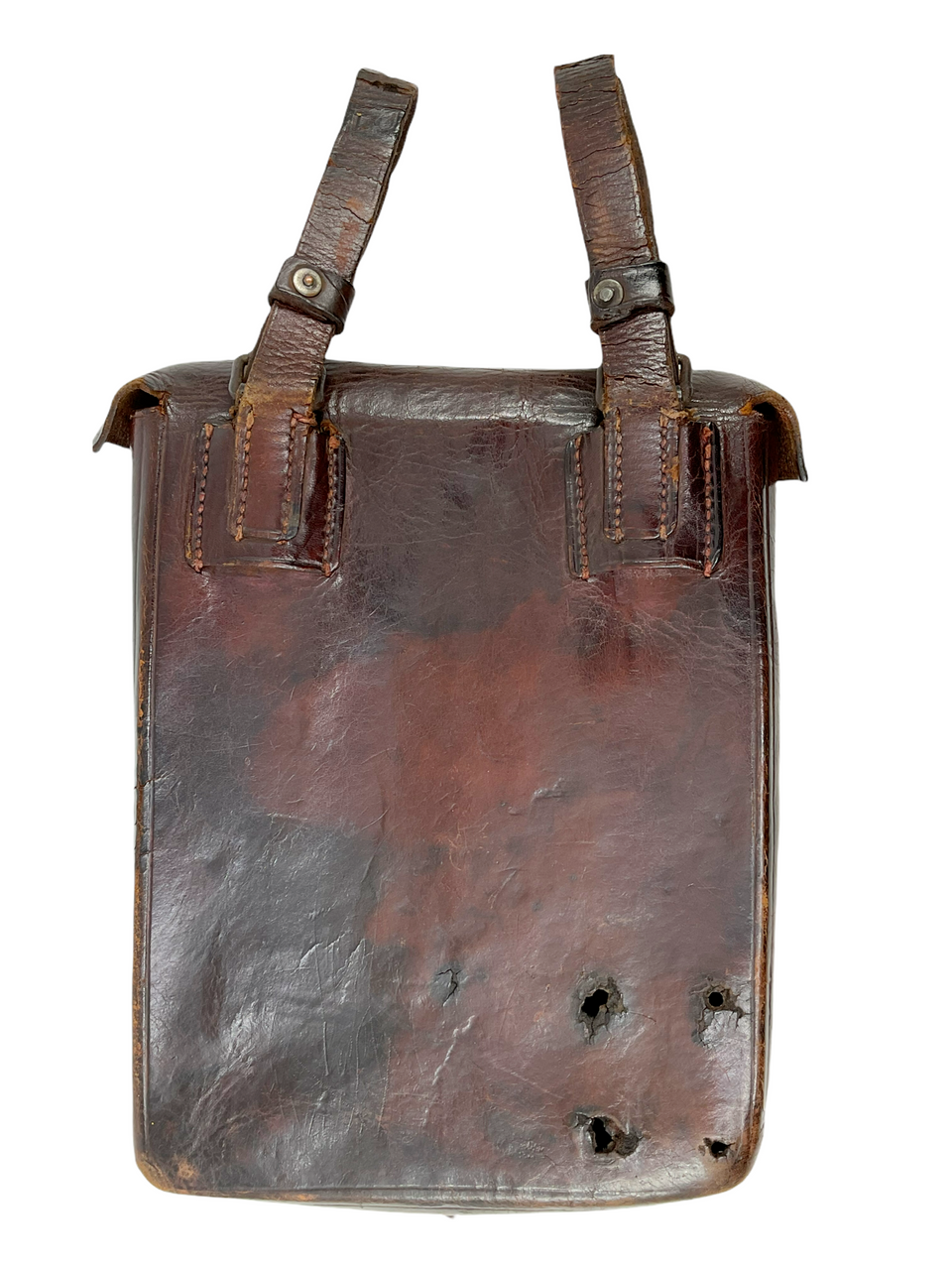 WW1 Imperial German Messenger Bicycle Dispatch Rider Leather Pouch Hussar Marked WW1 Imperial German Messenger Bicycle Dispatch Rider Leather Pouch Hussar Marked