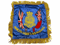 WW2 Canadian Princess Louise's NB Hussars Sweetheart Pillow Case 19 x 19 Inch