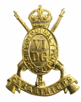 WW2 British 6th Dragoon Guards Carabiniers Cap Badge