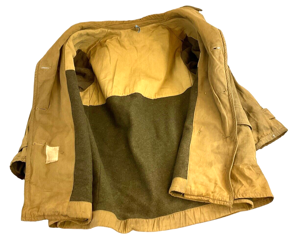 WW2 US Made Jeep Coat Canadian Issue With Name & Service No. Size Large WW2 US Made Jeep Coat Canadian Issue With Name & Service No. Size Large
