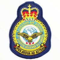RCAF CAF Canadian 1 Air Division Squadron Heraldic Colour Crest Patch
