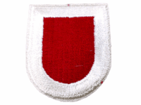 US Army Special Forces Airborne Beret Flash White Red US Army Special Forces Airborne Beret Flash White Red