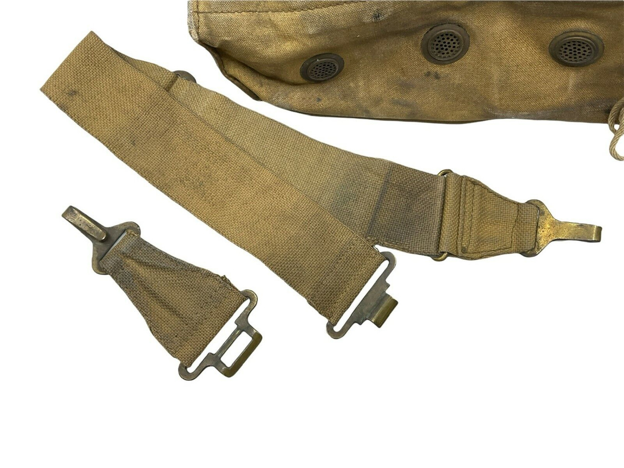 WW2 Canadian RCNVR Navy Long Hose Respirator Named Lt Commander RS Williams RARE WW2 Canadian RCNVR Navy Long Hose Respirator Named Lt Commander RS Williams RARE