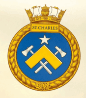 Royal Canadian Navy HMCS St Charles Ships Crest Print 14 x 10 Inches Royal Canadian Navy HMCS St Charles Ships Crest Print 14 x 10 Inches