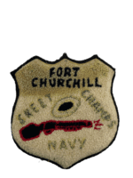 Canadian RCN Navy Fort Churchill Skeet Champs Chenille Patch Canadian RCN Navy Fort Churchill Skeet Champs Chenille Patch