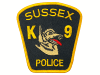 US Sussex New Jersey K9 Police Patch