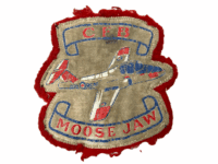 Canadian RCAF CFB Moose Jaw CL41 Tudor Jet Crest Patch Vintage