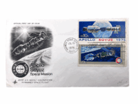 US Soviet Russian Apollo Soyuz Space Mission Commemorative Stamp Cover 1975 US Soviet Russian Apollo Soyuz Space Mission Commemorative Stamp Cover 1975