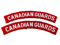 Canadian Guards Sleeve Patch Insignia Pair