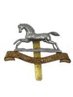 WW2 British 3rd Kings Own Hussars Cap Badge WW2 British 3rd Kings Own Hussars Cap Badge