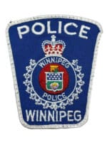 Canadian Winnipeg Manitoba White Border Police Patch