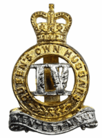 British Queens Own Hussars Cap Badge
