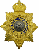 WW1 British Royal Marines Officers Helmet Plate