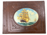 WW2 Canadian RCN Navy Photograph Album Uniforms Ships N.American Travel