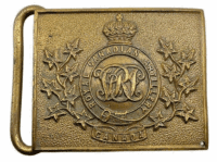 Pre WW1 Royal Canadian Artillery RCA Officers Sword Belt Buckle Pre WW1 Royal Canadian Artillery RCA Officers Sword Belt Buckle