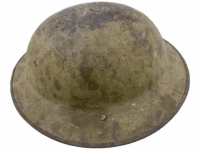 WW1 British Canadian BEF CEF Mk1 Steel Brodie Combat Helmet FS