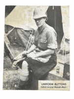British Military Uniform Buttons Enfield Arsenal Manual Mark 1 SC Reference Book