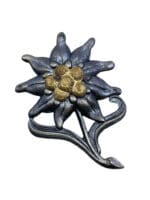 West German Adelweiss Mountain Troops Beret Badge