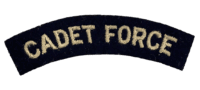 British Cadet Force Embroidered Shoulder Title Insignia Single