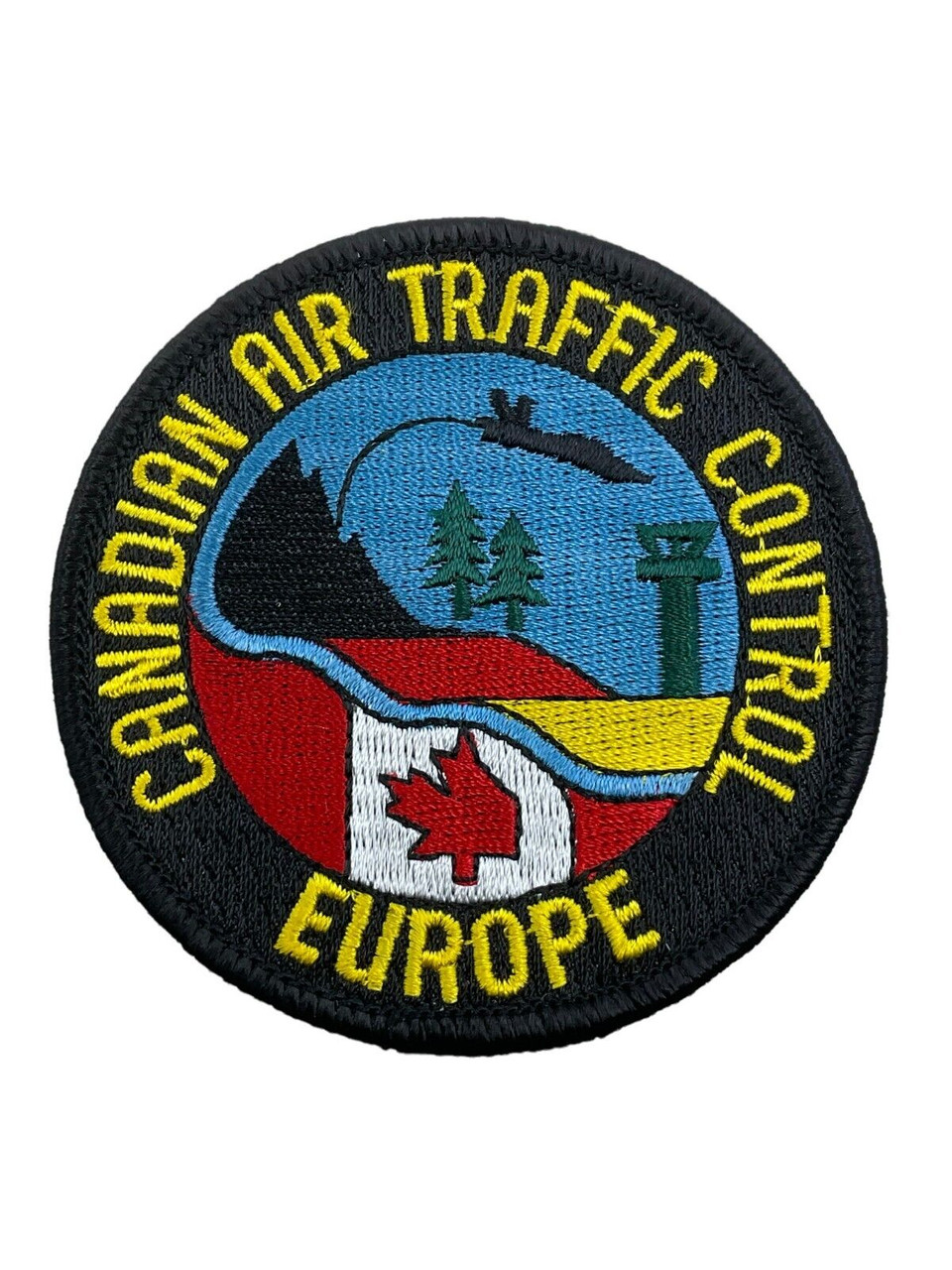 Canadian Forces RCAF Air Traffic Control Europe Colour Crest Patch Canadian Forces RCAF Air Traffic Control Europe Colour Crest Patch