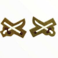 British Generals Khaki Crossed Sword and Baton Pair 1