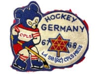 Canadian Hockey Germany LDSH Corporals Mess 67-68 Crest Patch Vintage