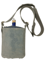 WW2 Canadian RCAF 1925 Pattern Blue Wool Covered Canteen & Cover With Strap WW2 Canadian RCAF 1925 Pattern Blue Wool Covered Canteen & Cover With Strap