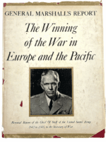 WW2 US General Marshall Report Winning Of The War In Europe & Pacific Book