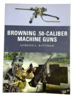 Browning 50 Caliber Machine Guns Gordon Rottman Osprey Soft Cover Reference Book