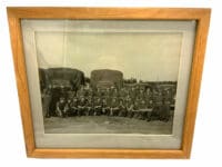 Canadian RCASC Trucks Eastern Command Group Photograph 12 x 10 Inches